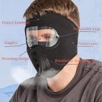 Windproof Anti Dust Full Face Masks Cycling Ski Breathable Masks Eye HD Anti Fog Goggles Hood Cover Winter Warm Hat Caps